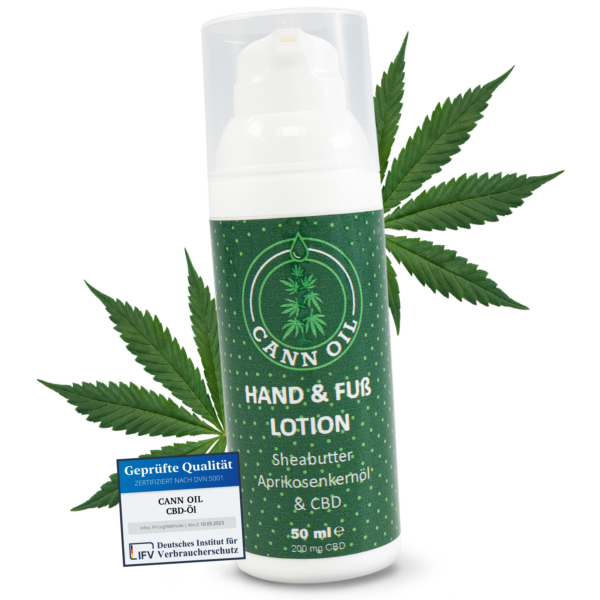 Cann Oil Hand-u. Fusscreme/Lotion mit CBD